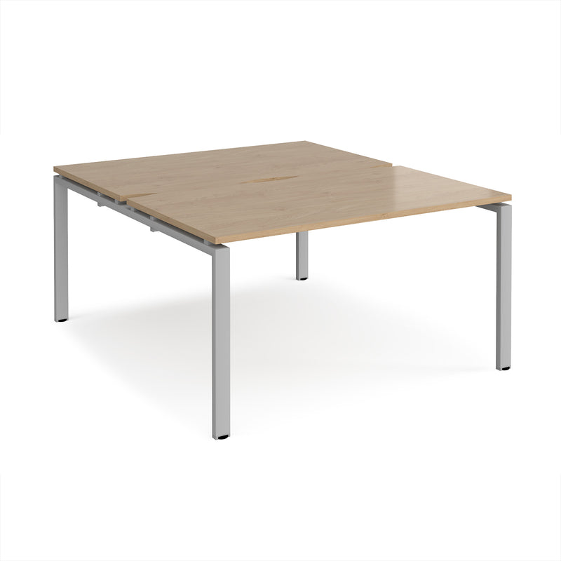 Adapt Back to Back Desks 800mm Deep - Kendal Oak