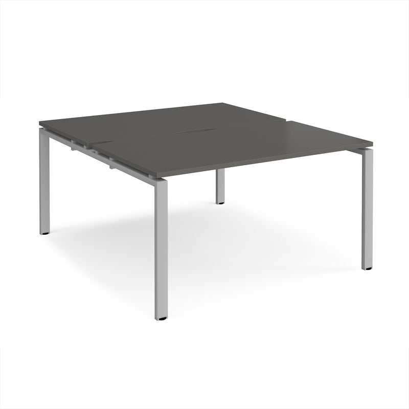 Adapt Back to Back Desks 800mm Deep - Storm Grey