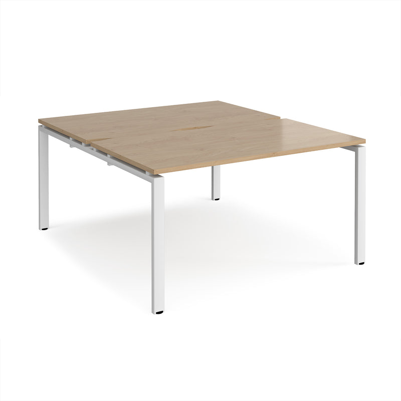 Adapt Back to Back Desks 800mm Deep - Kendal Oak