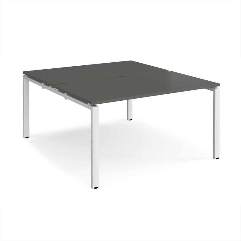 Adapt Back to Back Desks 800mm Deep - Storm Grey