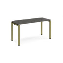 Adapt Single Desk 600mm Deep - Storm Grey - NWOF