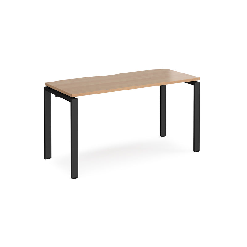 Adapt Single Desk 600mm Deep - Beech