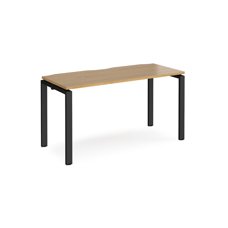 Adapt Single Desk 600mm Deep - Oak
