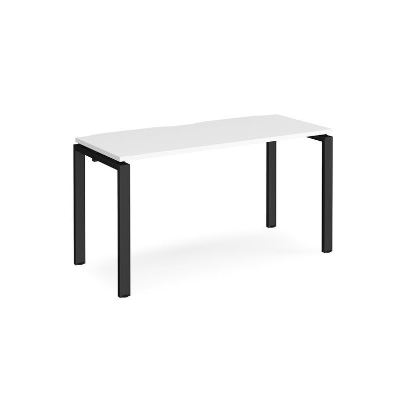 Adapt Single Desk 600mm Deep - White