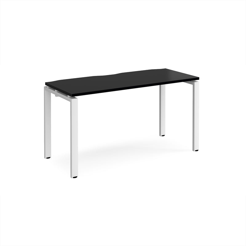 Adapt Single Desk 600mm Deep - Black