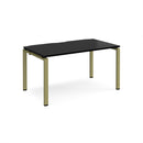 Adapt Single Desk 800mm Deep - Black - NWOF