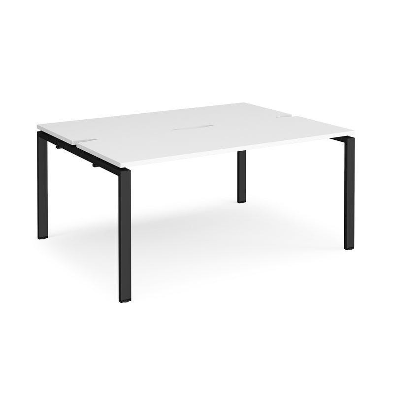 Adapt Back to Back Desks 600mm Deep - White