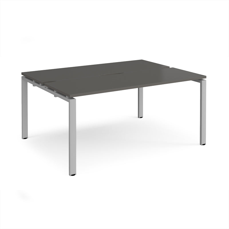 Adapt Back to Back Desks 600mm Deep - Storm Grey