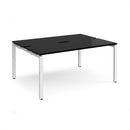 Adapt Back to Back Desks 600mm Deep - Black - NWOF
