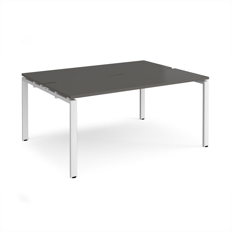 Adapt Back to Back Desks 600mm Deep - Storm Grey