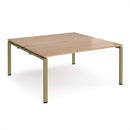 Adapt Back to Back Desks 800mm Deep - Beech - NWOF