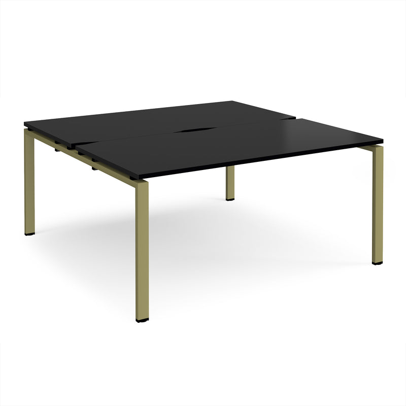 Adapt Back to Back Desks 800mm Deep - Black