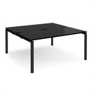Adapt Back to Back Desks 800mm Deep - Black - NWOF
