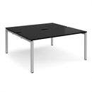 Adapt Back to Back Desks 800mm Deep - Black - NWOF