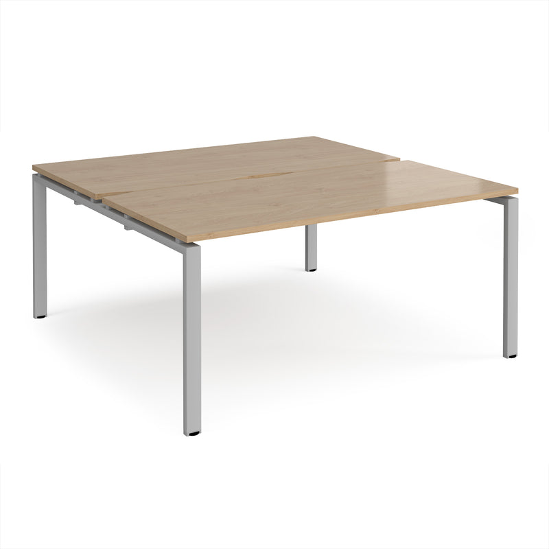 Adapt Back to Back Desks 800mm Deep - Kendal Oak