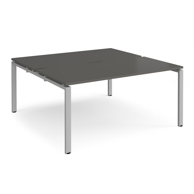 Adapt Back to Back Desks 800mm Deep - Storm Grey
