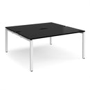 Adapt Back to Back Desks 800mm Deep - Black - NWOF