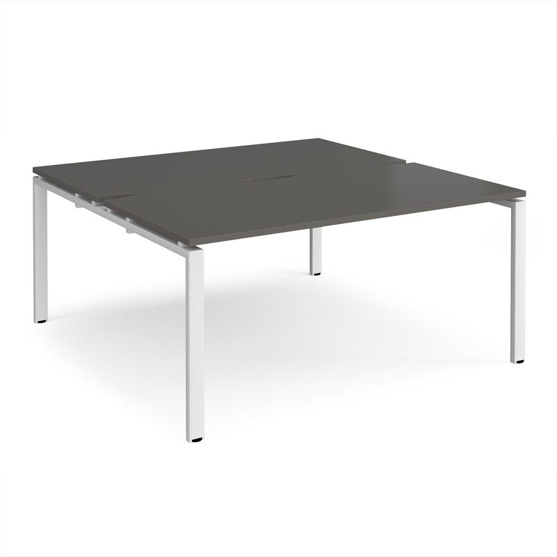 Adapt Back to Back Desks 800mm Deep - Storm Grey