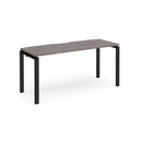 Adapt Single Desk 600mm Deep - Grey Oak - NWOF
