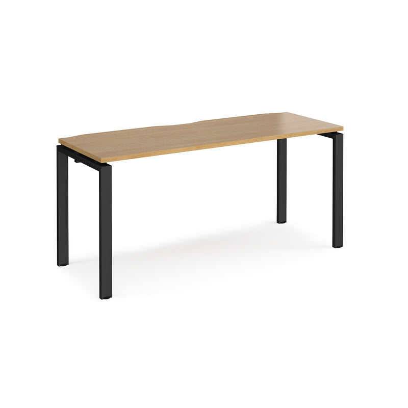 Adapt Single Desk 600mm Deep - Oak