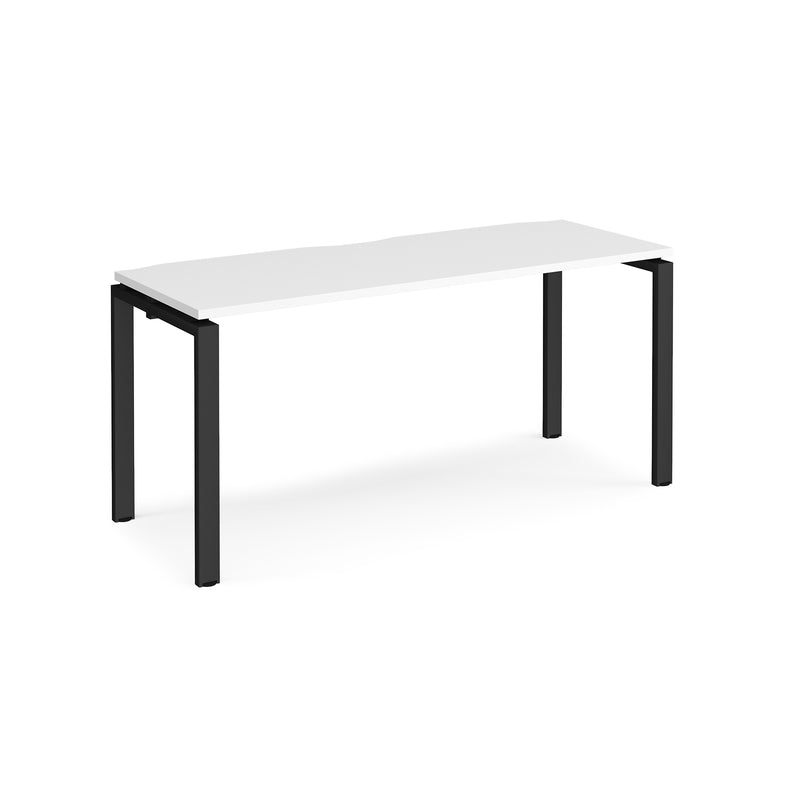 Adapt Single Desk 600mm Deep - White