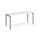 Adapt Single Desk 600mm Deep - White - NWOF