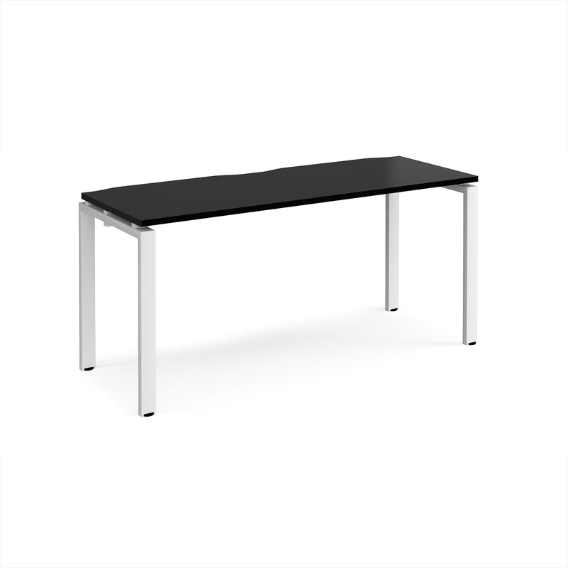 Adapt Single Desk 600mm Deep - Black