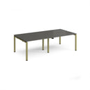 Adapt Double Back to Back Desks 600mm Deep - Storm Grey - NWOF