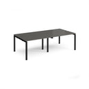 Adapt Double Back to Back Desks 600mm Deep - Storm Grey - NWOF