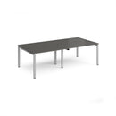 Adapt Double Back to Back Desks 600mm Deep - Storm Grey - NWOF
