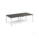 Adapt Double Back to Back Desks 600mm Deep - Storm Grey - NWOF