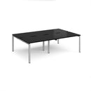 Adapt Double Back to Back Desks 800mm Deep - Black - NWOF