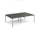 Adapt Double Back to Back Desks 800mm Deep - Storm Grey - NWOF