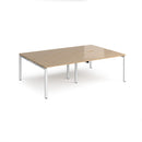 Adapt Double Back to Back Desks 800mm Deep - Kendal Oak - NWOF