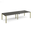 Adapt Double Back to Back Desks 600mm Deep - Storm Grey - NWOF