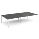 Adapt Double Back to Back Desks 800mm Deep - Storm Grey - NWOF