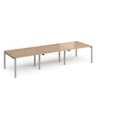 Adapt Triple Back to Back Desks 600mm Deep - Beech - NWOF