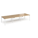 Adapt Triple Back to Back Desks 600mm Deep - Oak - NWOF