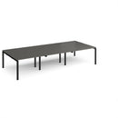 Adapt Triple Back to Back Desks 800mm Deep - Storm Grey - NWOF