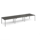 Adapt Triple Back to Back Desks 600mm Deep - Storm Grey - NWOF