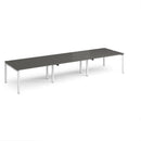 Adapt Triple Back to Back Desks 600mm Deep - Storm Grey - NWOF