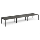 Adapt Triple Back to Back Desks 600mm Deep - Storm Grey - NWOF
