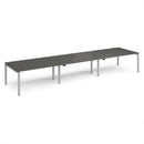 Adapt Triple Back to Back Desks 600mm Deep - Storm Grey - NWOF