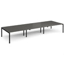 Adapt Triple Back to Back Desks 800mm Deep - Storm Grey - NWOF