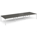 Adapt Triple Back to Back Desks 800mm Deep - Storm Grey - NWOF