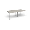 Adapt Rectangular Boardroom Table - Light Grey - NWOF