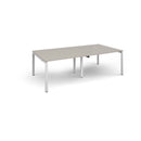 Adapt Rectangular Boardroom Table - Light Grey - NWOF