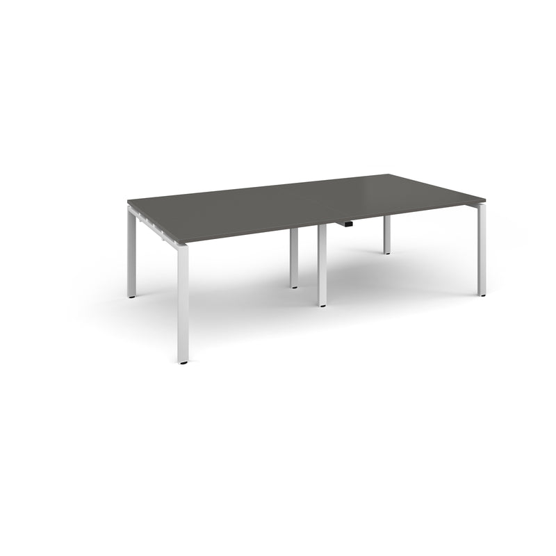 Adapt Rectangular Boardroom Table - Onyx Grey