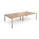 Adapt Rectangular Boardroom Table With 2 Cut-Outs - Beech - NWOF