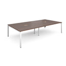 Adapt Rectangular Boardroom Table With 2 Cut-Outs - Walnut - NWOF
